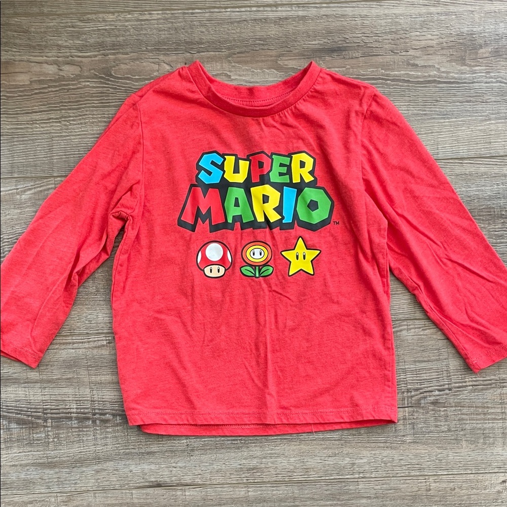 Super Mario Long Sleeve 5T